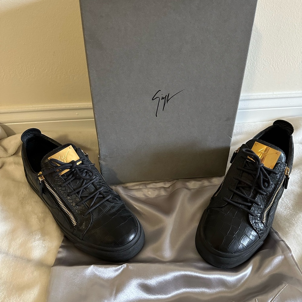 Giuseppe Zanotti Black Men's Shoes